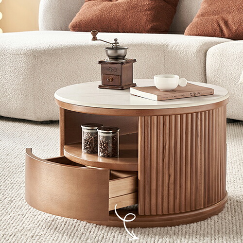 楽天市場】10%OFF+P2倍 SS限定 ネストテーブル 丸 完成品 2個セット 幅