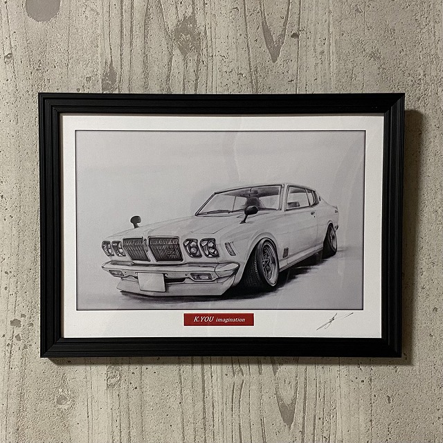 楽天市場】NISSAN 日産 610 ブルーバード U (サメブル）鉛筆画 名車 旧