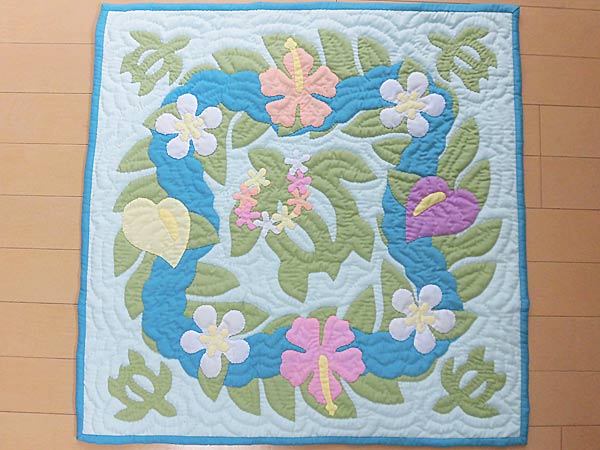 楽天市場】ハワイアンキルト キット しつけ済み タペストリー 初心者