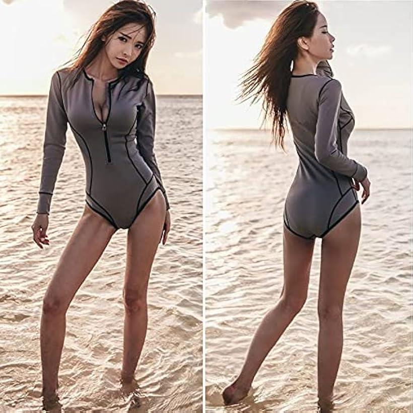 楽天市場】ラッシュガード 水着 フロント ジッパー ハイレグ スイム