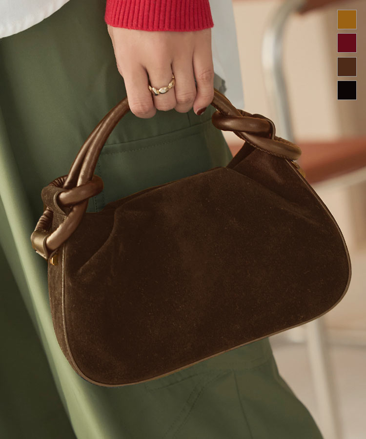 楽天市場】バッグ カバン かばん 鞄 スエード ショルダーバッグ [B1648