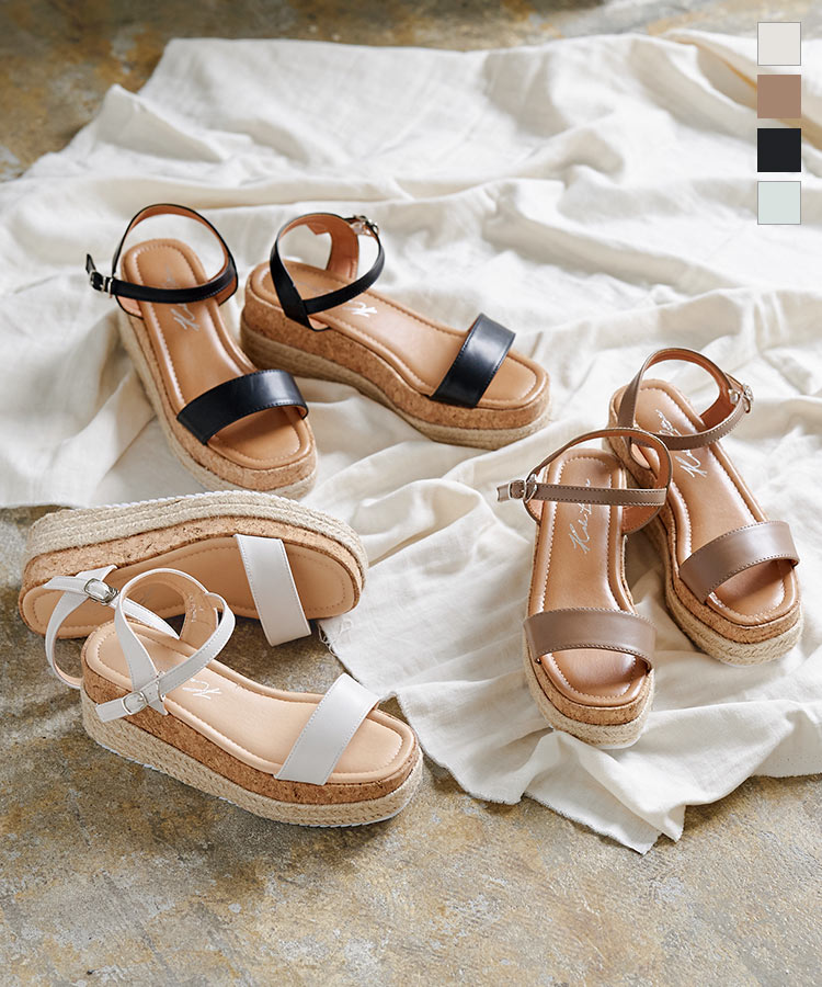 楽天市場】≪ 特別セール ≫ ウェッジソールサンダル [I2281