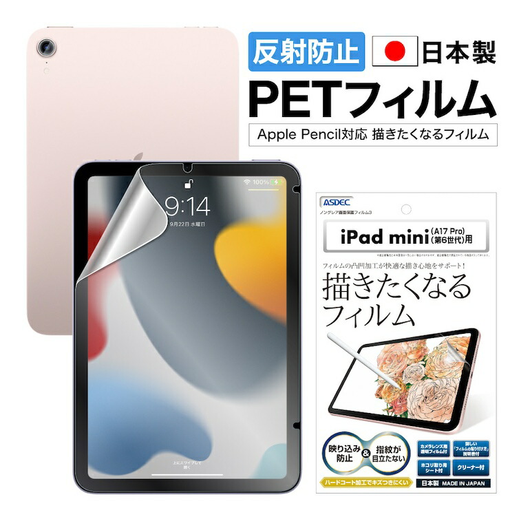 楽天市場】【反射防止・アンチグレア】iPad mini A17 Pro 2024年