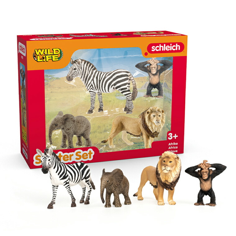 楽天市場】シュライヒ 動物 schleich 42721 シュライヒ アフリカの野生