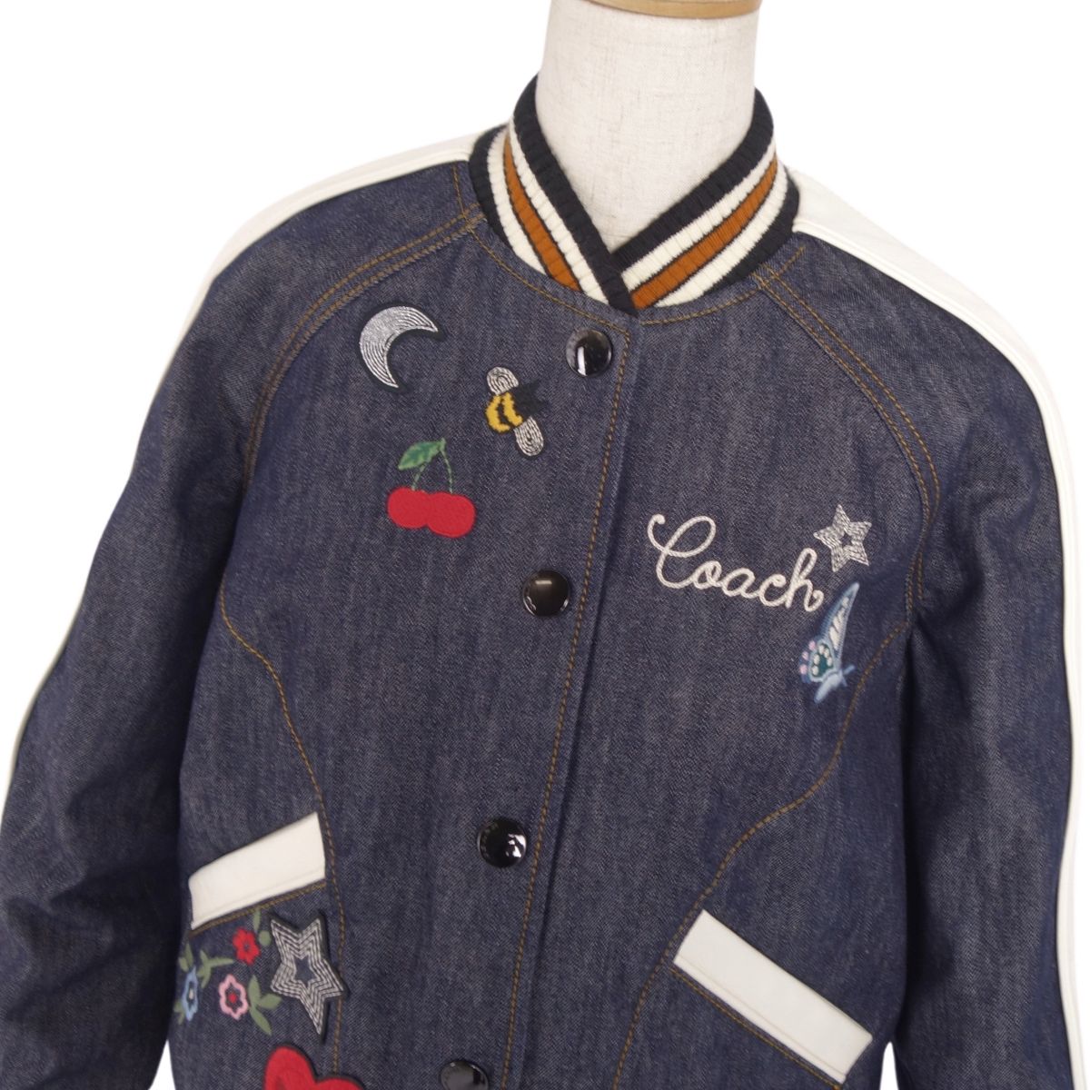 楽天市場】【美品】コーチ COACH ジャケット ブルゾン スタジアム