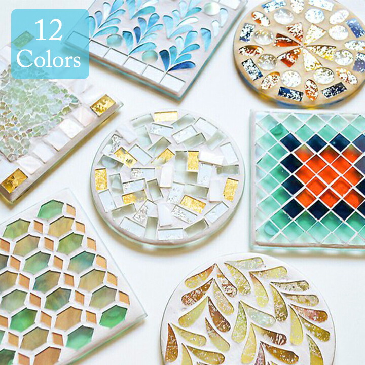 楽天市場】【メール便送料無料】ガラスコースター ルミエールブリエ