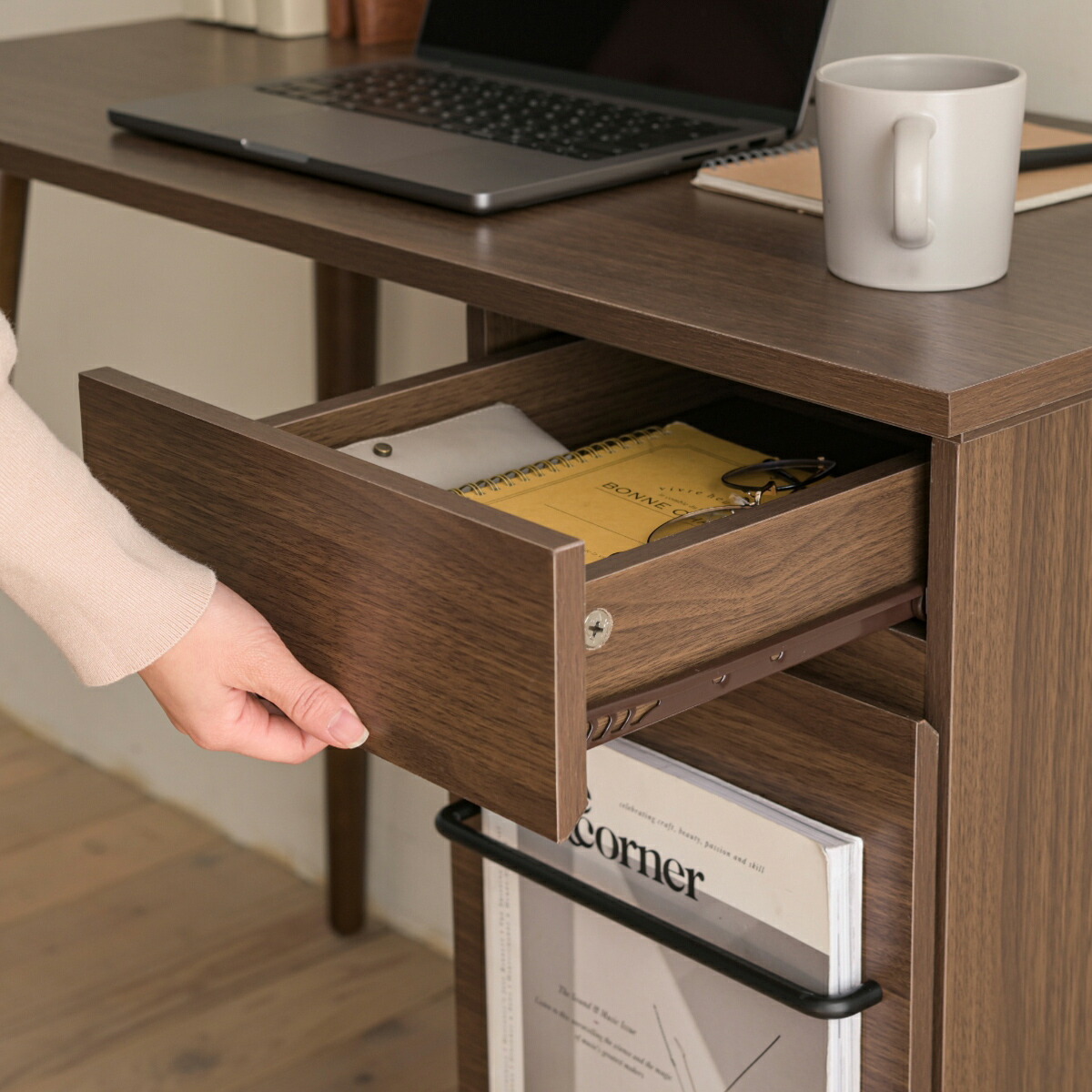 楽天市場】パソコンデスク W940 D465 H750 作業デスク 木製デスク