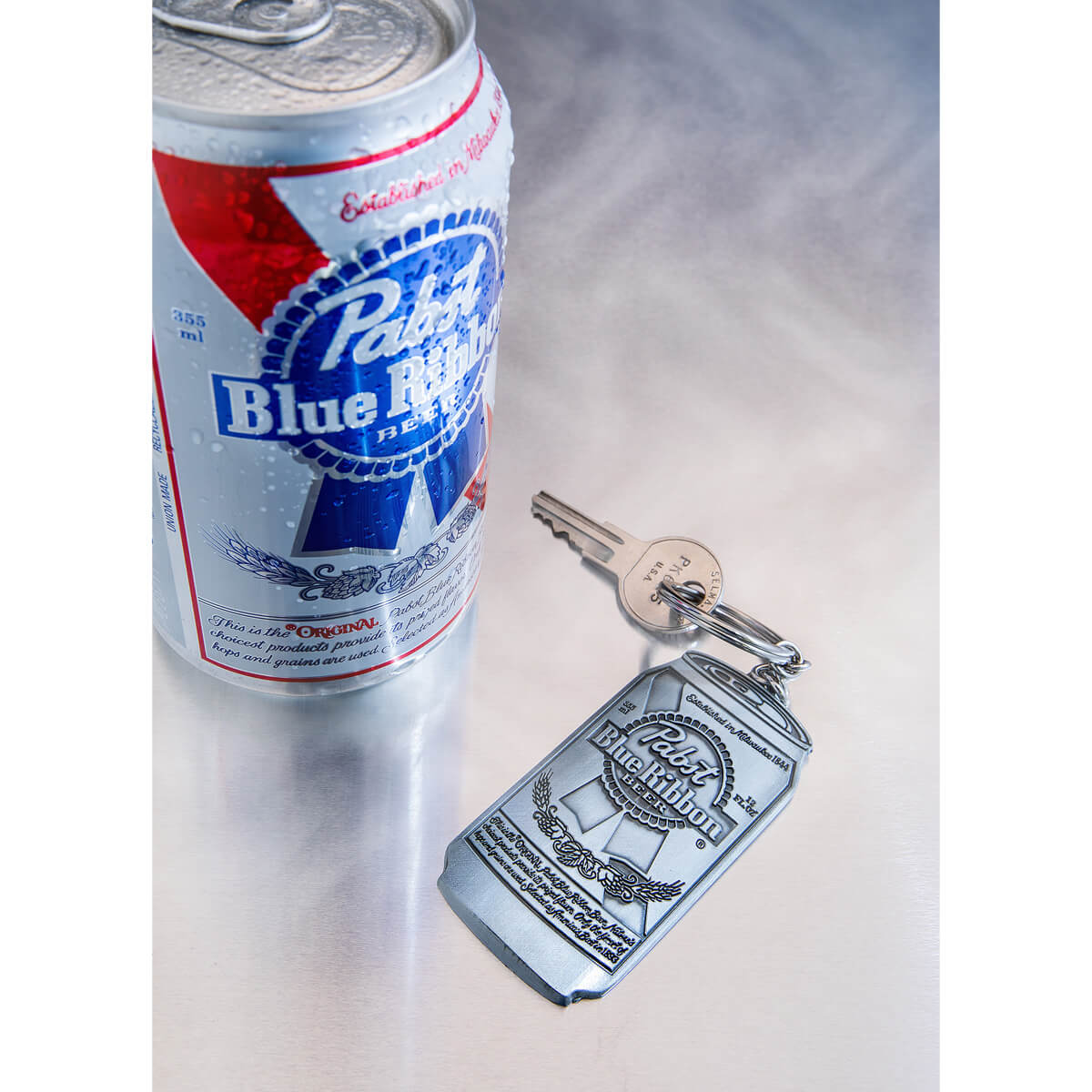 楽天市場】パブスト ブルー リボン Pabst Blue Ribbon カン キーリング