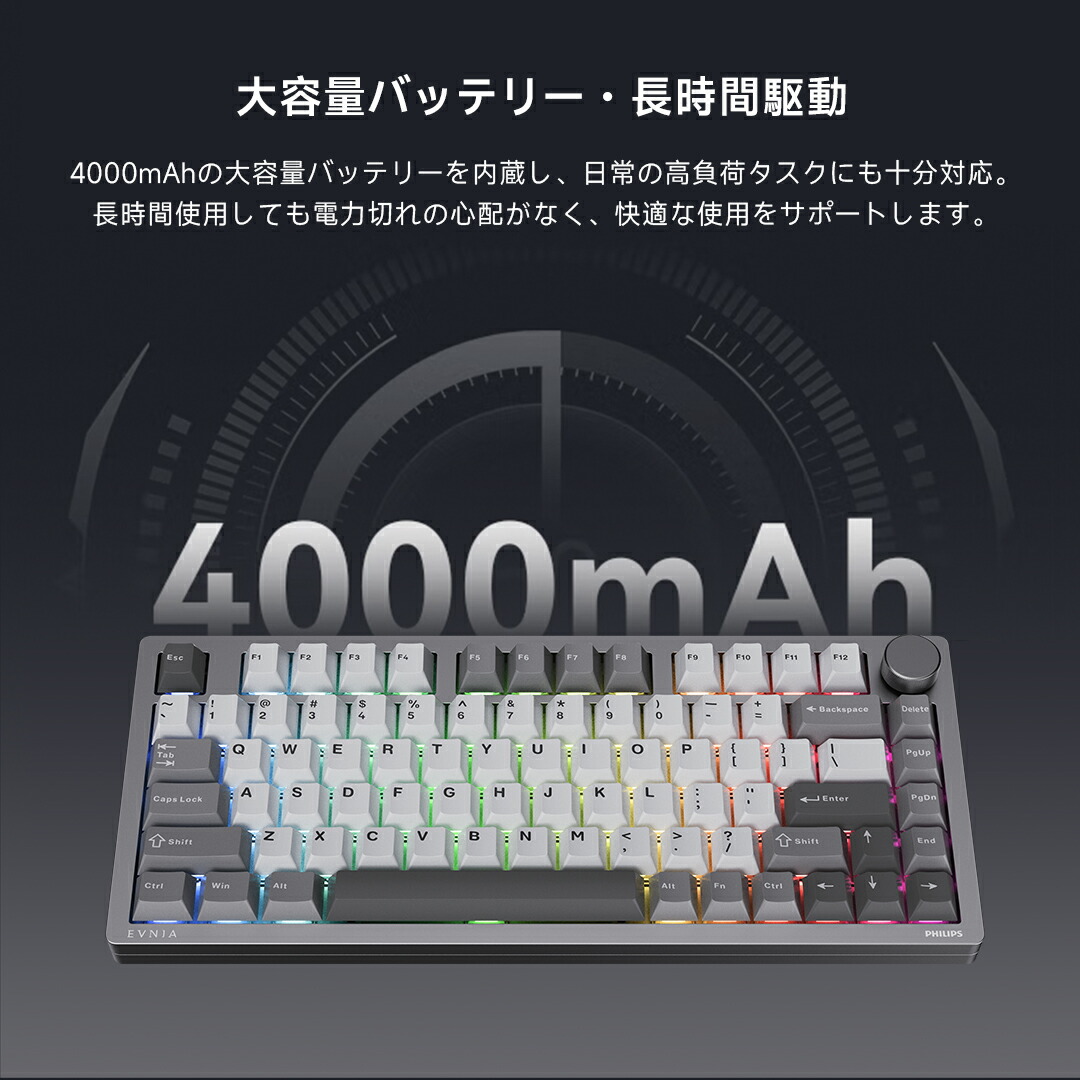 楽天市場】【3月4日20時から限定特価！】PHILIPS メカニカルキーボード