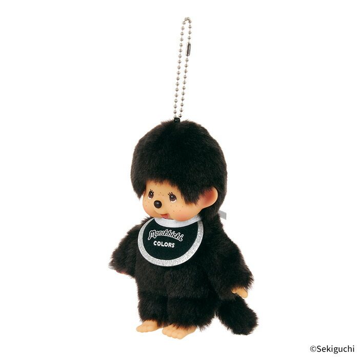 楽天市場】モンチッチCOLORS キーチェーン ブラックくろ 黒 Black