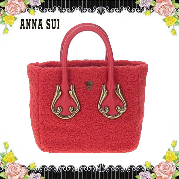 楽天市場】アナスイ ポーチ ANNA SUI マグノリアボア 2WAYトートバッグ