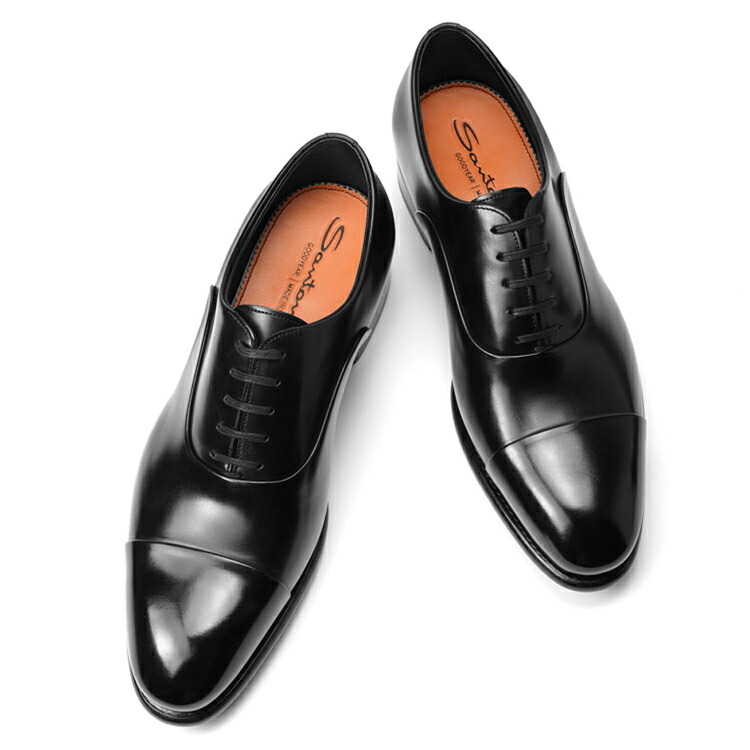 楽天市場】サントーニ SANTONI 12621 ストレートチップ ブラック