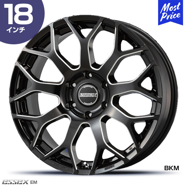 楽天市場】CRS ESSEX エセックス ハイエース ホイール EM EM-18 18