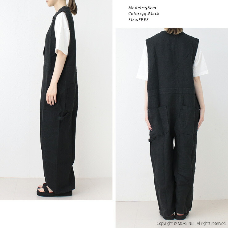 楽天市場】[50%OFF] ヤラ YARRA オリジナルリネンオーバーオール 1525