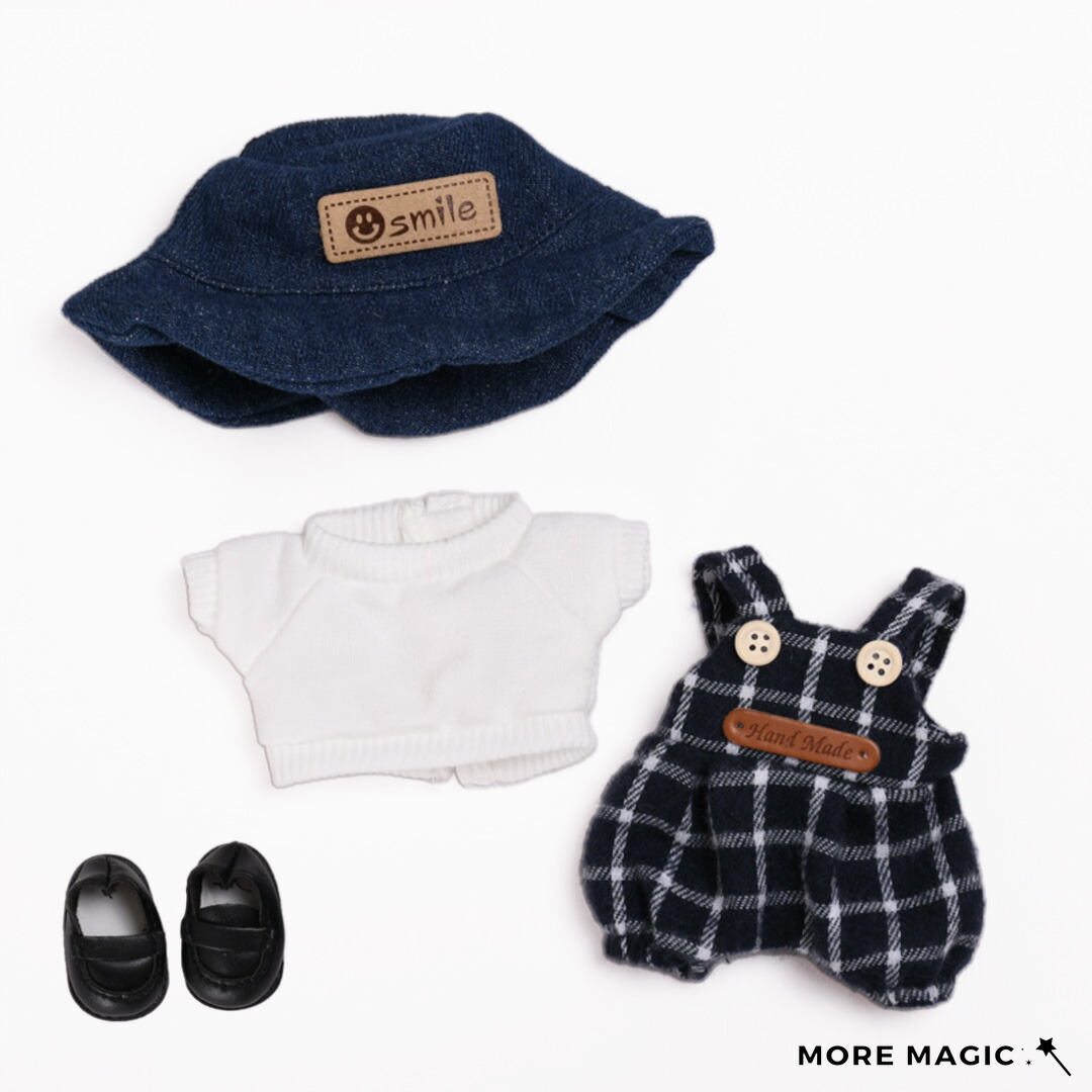 楽天市場】ぬい服 15cm ぬいぐるみ オーバーオール サロペット