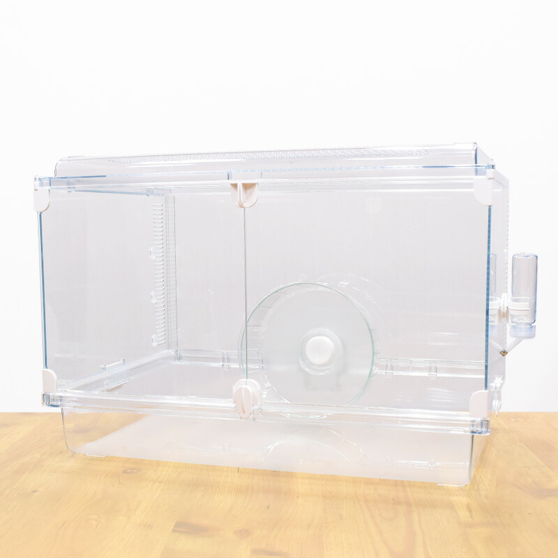 楽天市場】GEX Harmony 小動物用飼育ケージ グラスハーモニー 600N給水