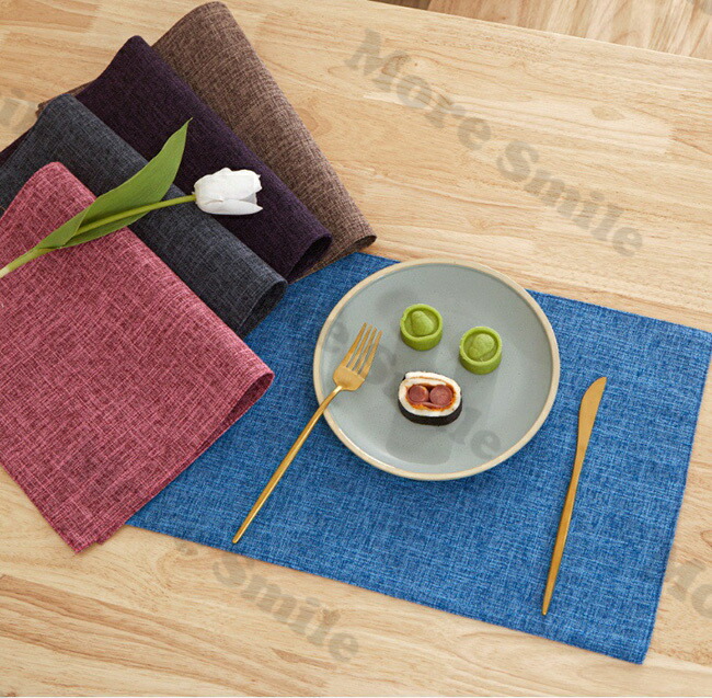 楽天市場】送料無料 ランチョンマット 2枚セット オーバル 水洗える