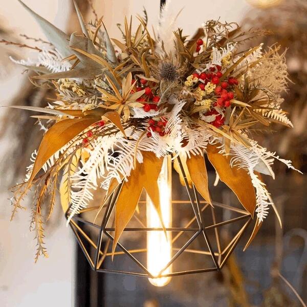 楽天市場】ドライフラワーペンダント【ドライフラワー】【ランプ