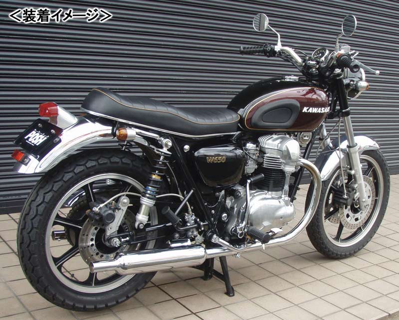 楽天市場】POSH Faith W1タイプフルエキゾースト/W650（-08） 040052