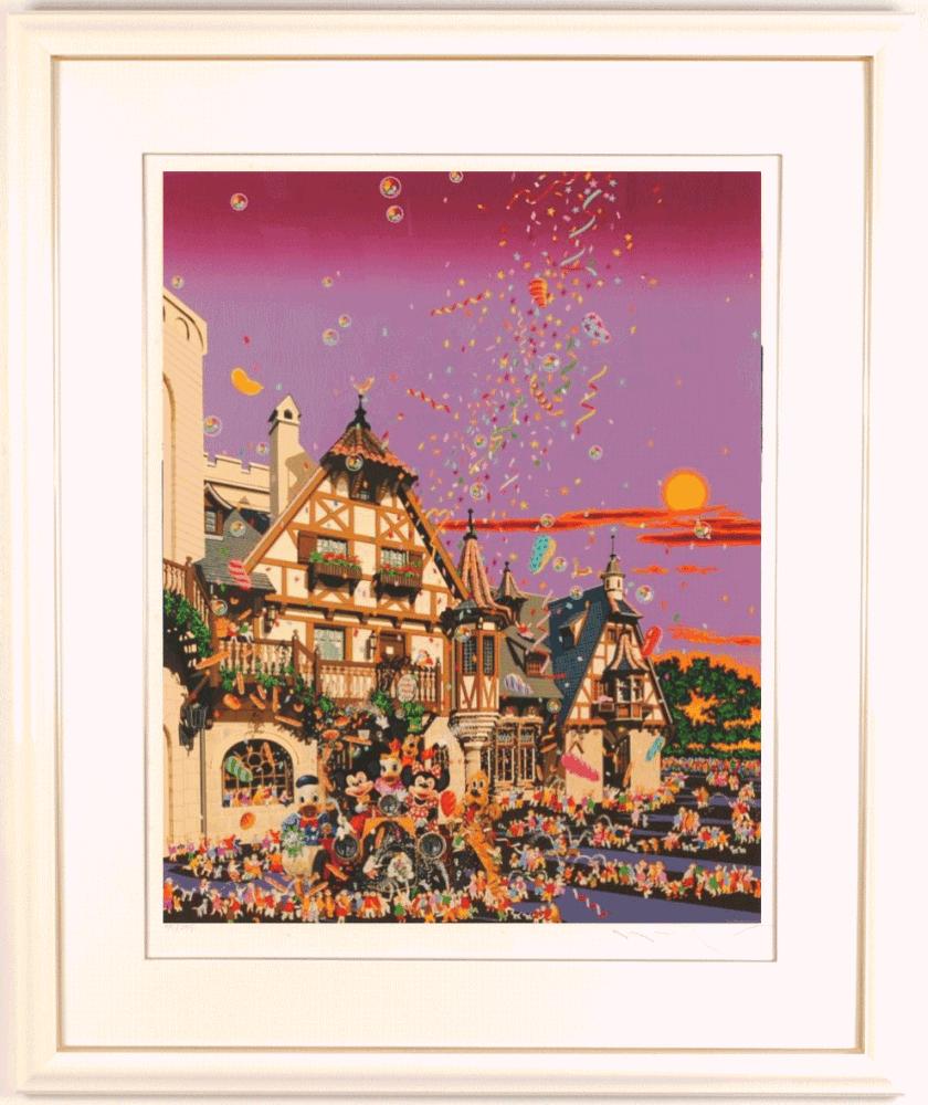 ヒロ・ヤマガタ シルクスクリーン ムーンライト・エクスプレス ヒロ