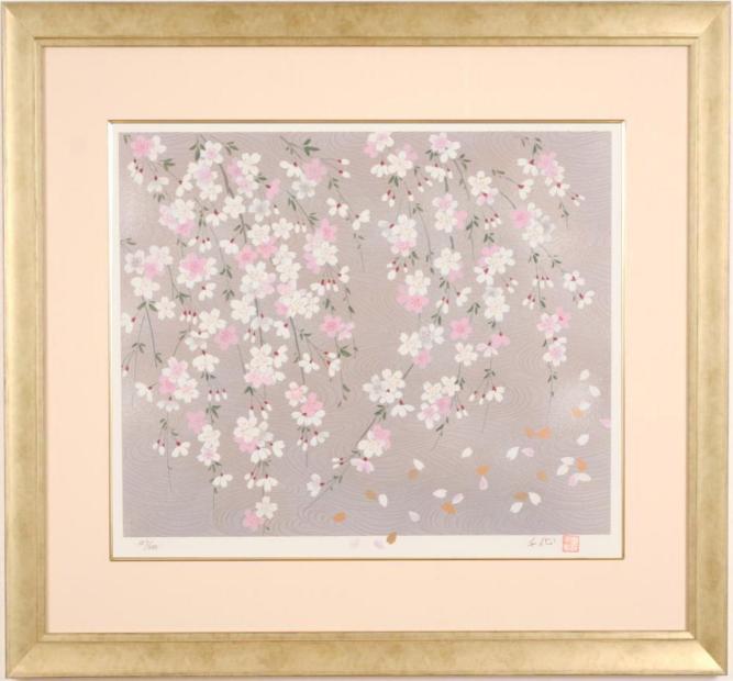 楽天市場】宇野千代 うす墨の桜 桜 絵画 淡墨桜 岐阜県本巣市根尾 和風