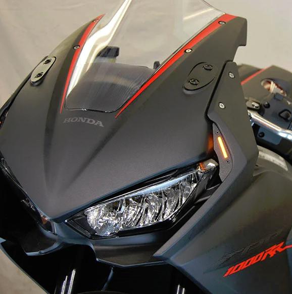 楽天市場】CBR1000RR 2017- SC77 フロント LEDウインカー 移設 ニュー