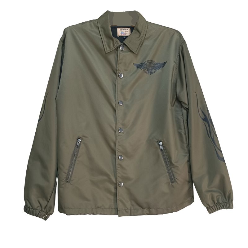 楽天市場】VANSON バンソン モトブルーズ別注 COACH JACKET コーチ