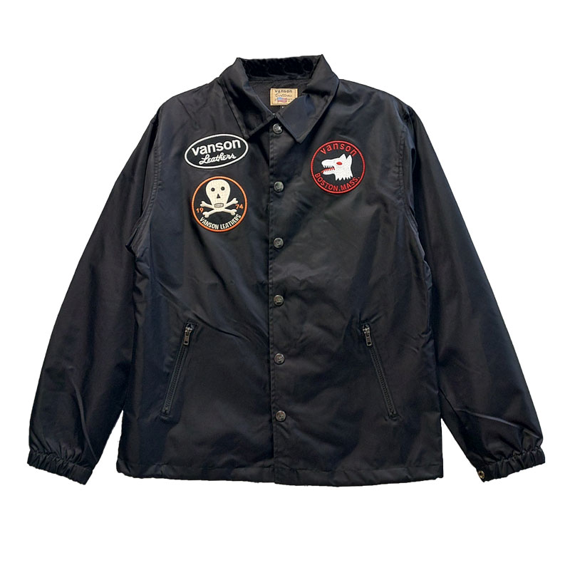 楽天市場】VANSON バンソン ナイロンコーチジャケット｜2カラー5サイズ
