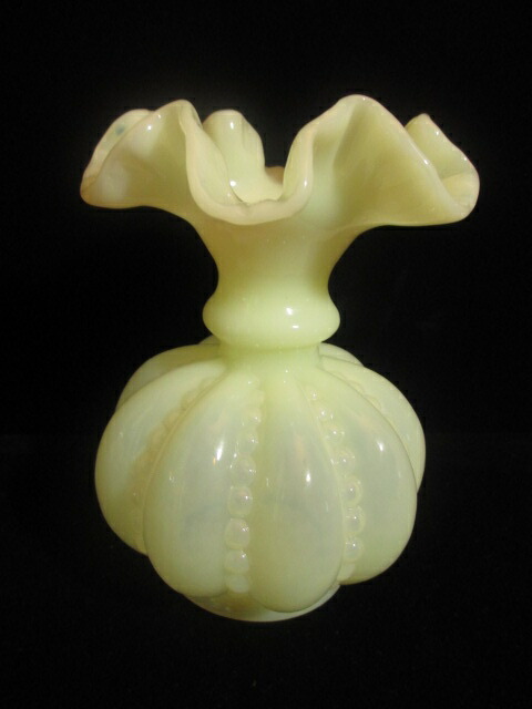 楽天市場】フェントン アイボリー・ビーデッドメロンの花瓶 【ウラン