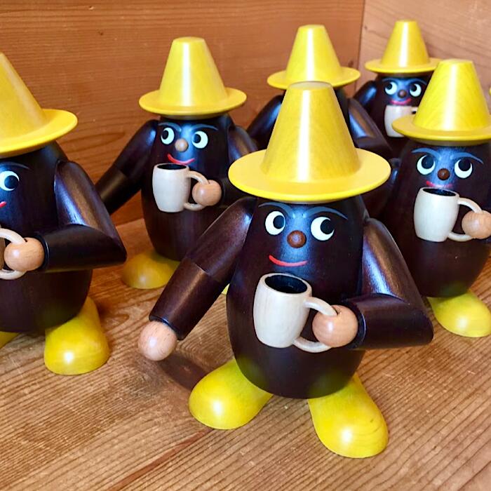 楽天市場】【コーヒー豆くん】 煙だし人形 天然木 かわいい ユニーク