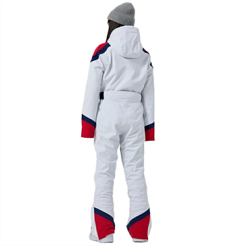 楽天市場】連体スキーウェア防寒 保温スノーボードウェア おしゃれ女性