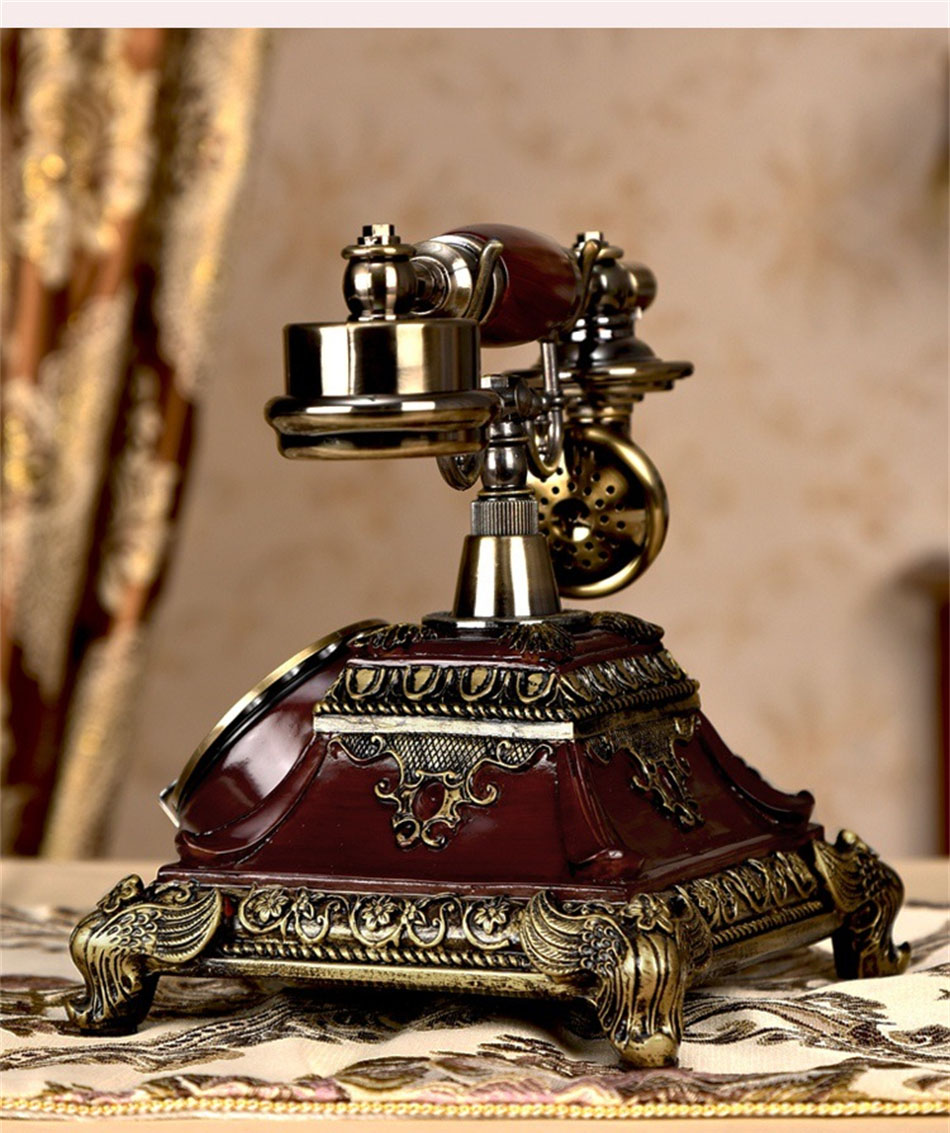 楽天市場】アンティーク電話機 レトロ電話機 有線電話 回転ダイヤル式