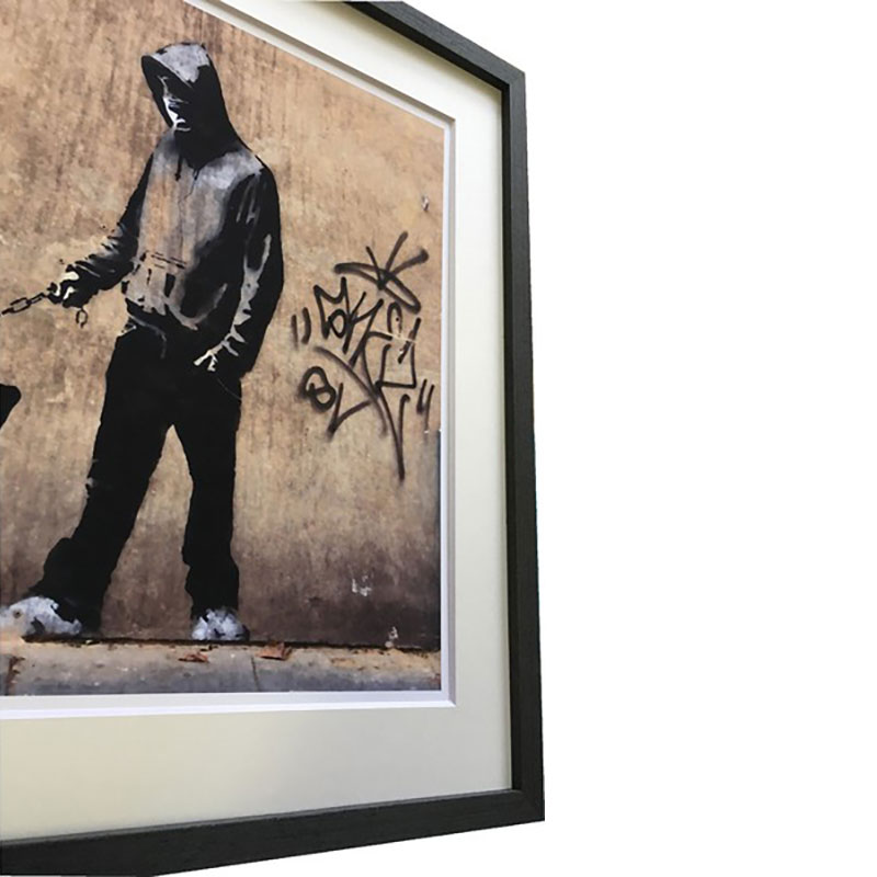 楽天市場】バンクシー アートパネル 正規品 アートフレーム アート