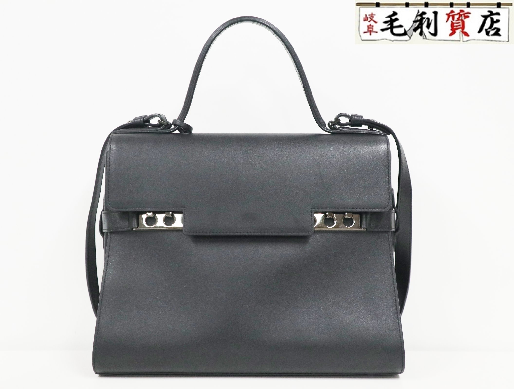 楽天市場】デルヴォー DELVAUX タンペート GM レザー ブラック Tempete