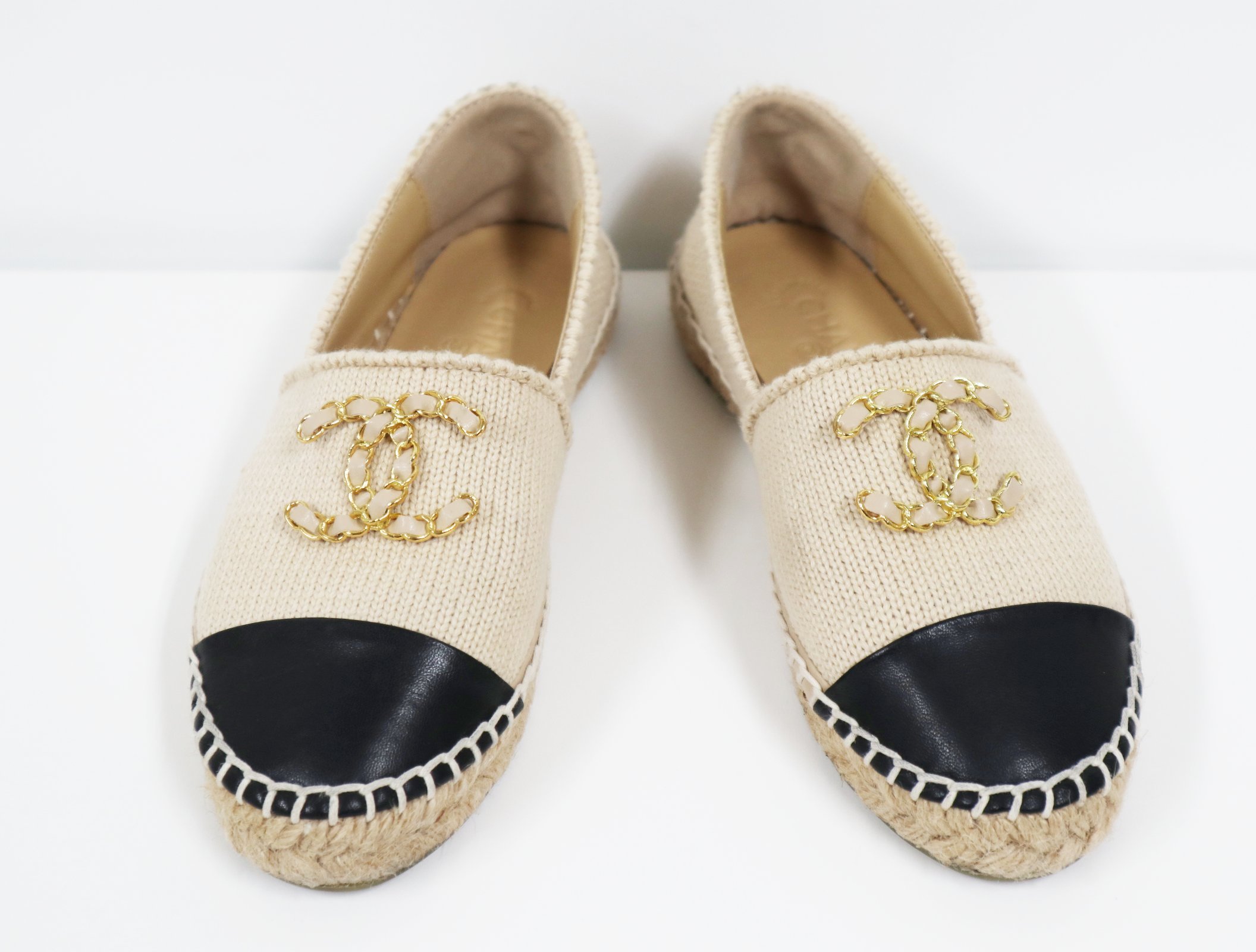 楽天市場】シャネル CHANEL エスパドリーユ G33215 ツイード シャネル