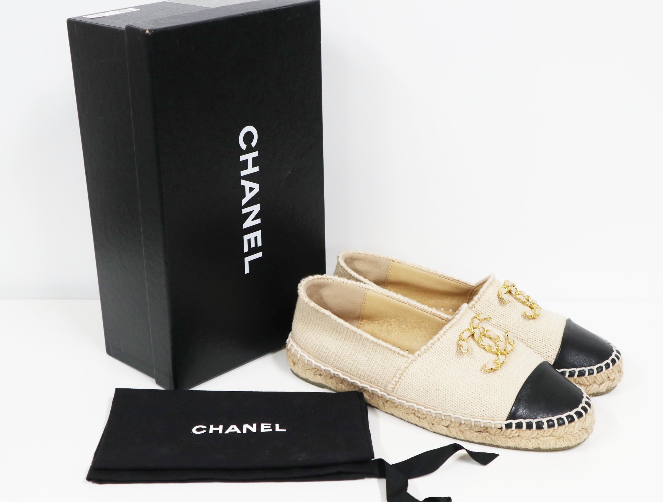 楽天市場】シャネル CHANEL エスパドリーユ G33215 ツイード シャネル