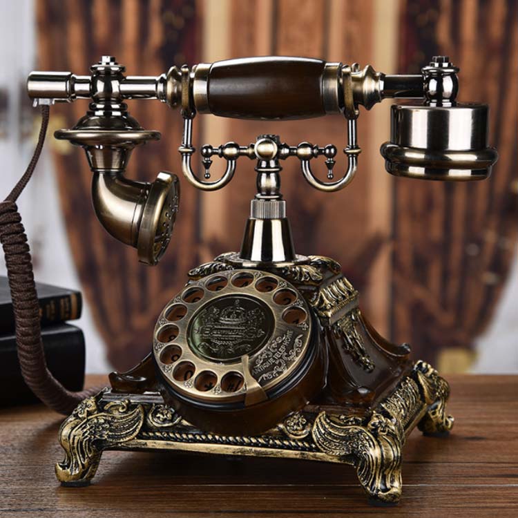 楽天市場】アンティーク電話機 レトロ電話機 有線電話 回転ダイヤル式