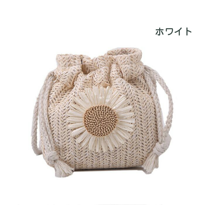 楽天市場】手織りストローバッグ かご ショルダーバッグ 草編みバッグ