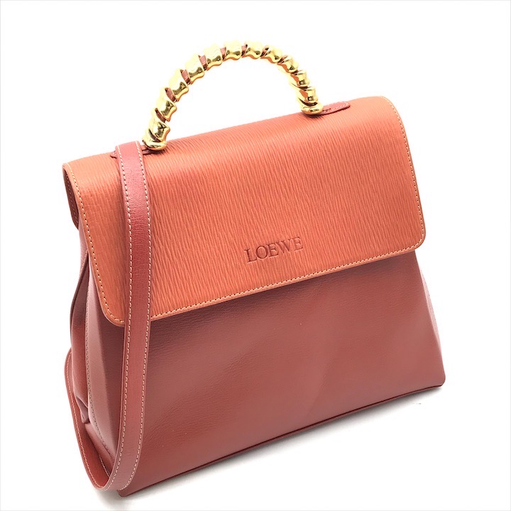 楽天市場】【中古】良品 LOEWE ロエベ ロゴ ベラスケス レザー 2WAY