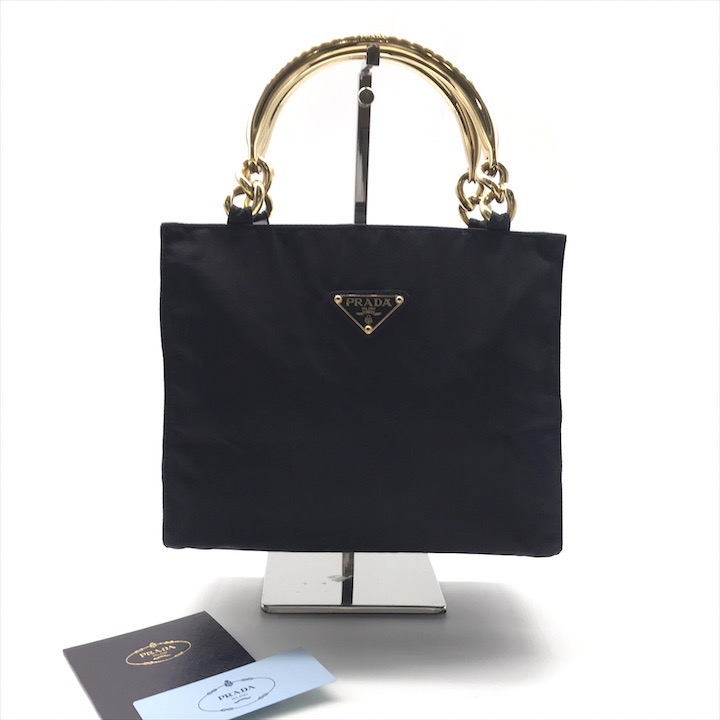 楽天市場】メタルハンドル バッグ（ブランドプラダ）（バッグ・小物