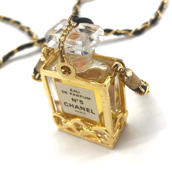 楽天市場】【中古】CHANEL シャネル 香水 ネックレス No5 ゴールド 未