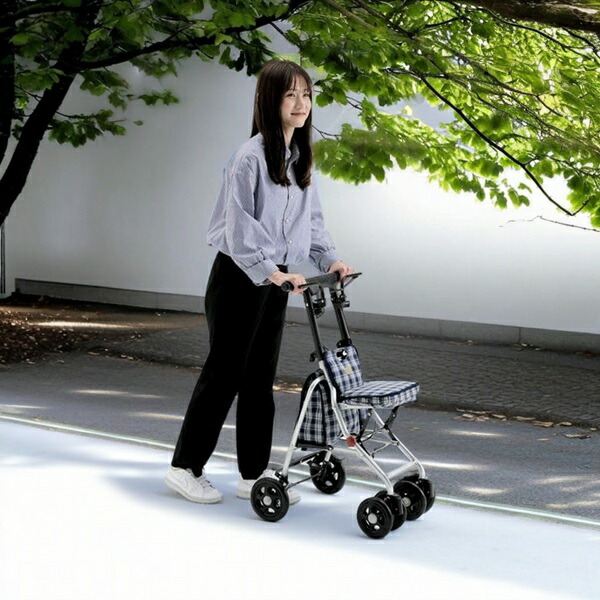 楽天市場】シルバーカー 新型プリエ 軽量 コンパクト スリム 座れる