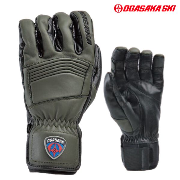 楽天市場】オガサカ スキーグローブ エルゴグリップ オリーブ OGASAKA