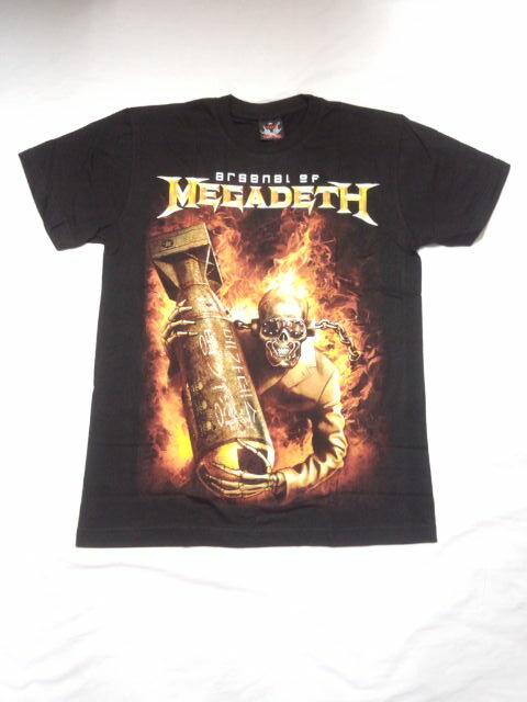 楽天市場】ロックTシャツ MEGADETH メガデス S/M/L/XL /バンT/バンドT