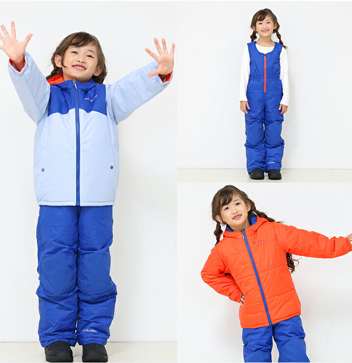 美品 コロンビア スノーウェア ブルー XS 美品 コロンビア スノー