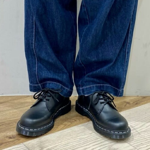 楽天市場】【ドクターマーチン】 1461 ホワイトステッチ ブラック 3