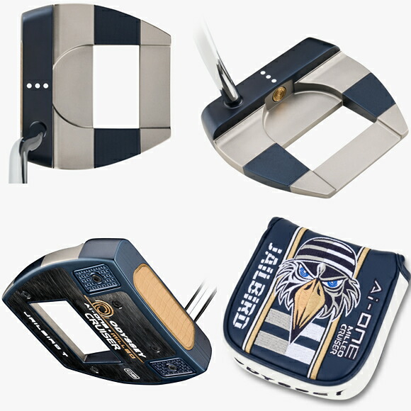 楽天市場】オデッセイ パター 2025 Ai-ONE Milled CRUISER Jailbird T