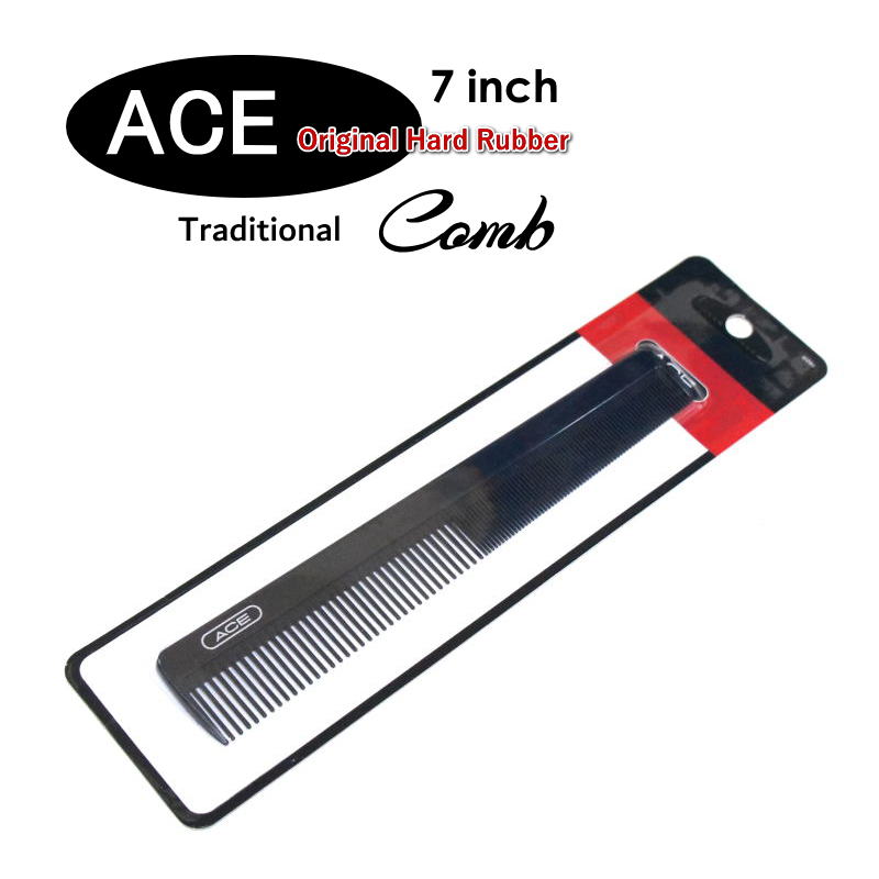 楽天市場】【送料無料】USA ACE エースコーム 7インチ 18cm くし 黒