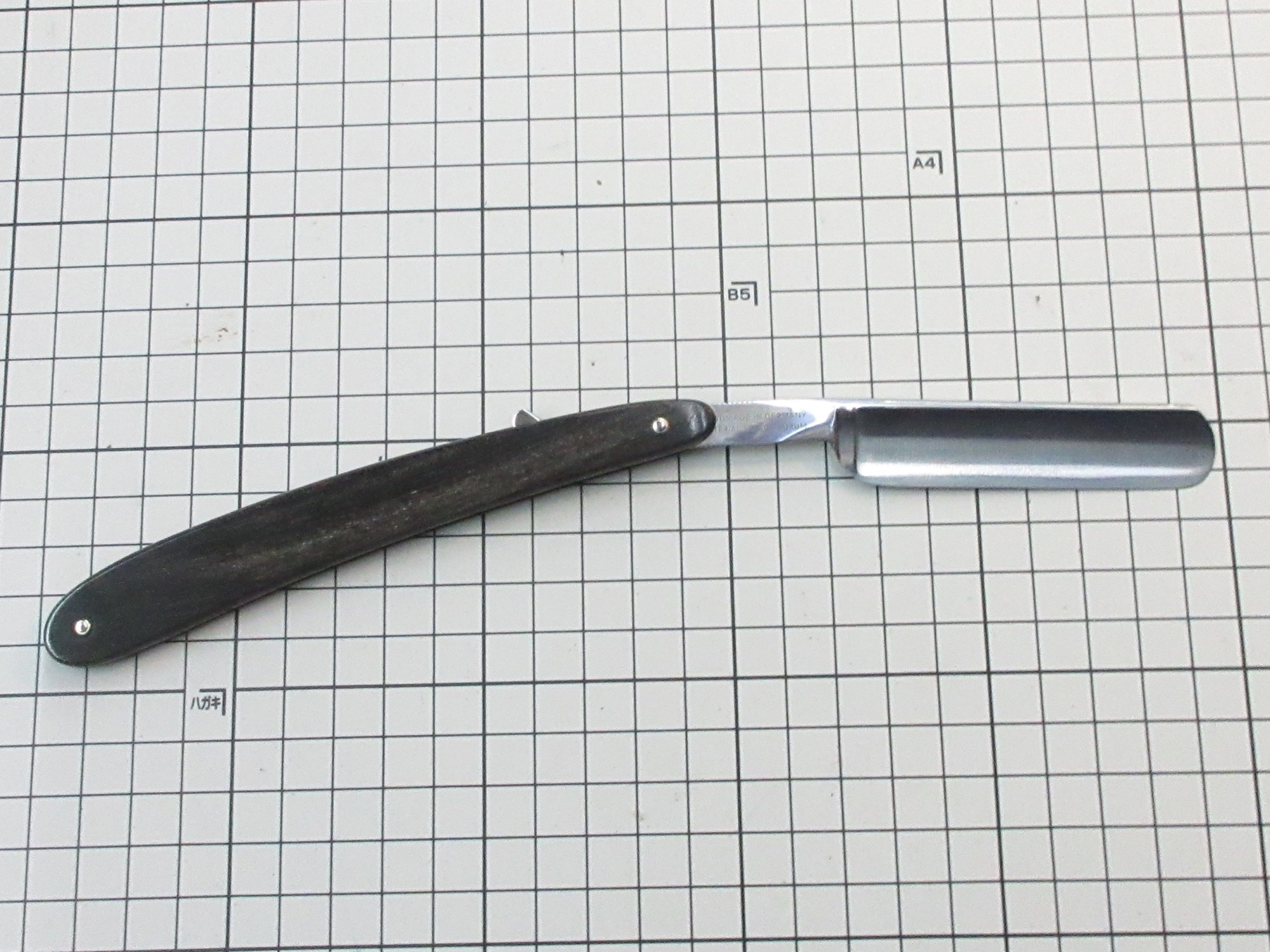 楽天市場】ドボ 西洋剃刀 レザー アストラーレ ドイツ製 黒檀ハンドル