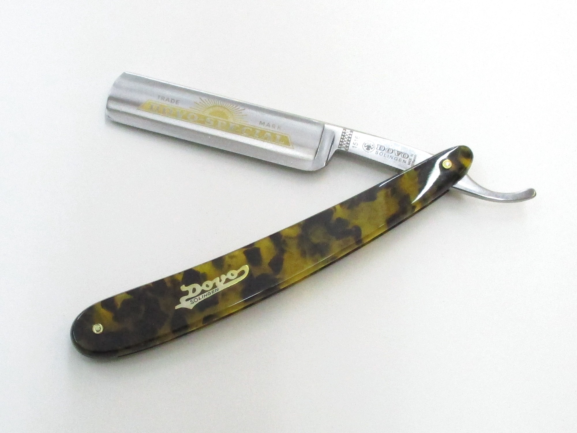 楽天市場】ドボ 西洋剃刀 レザー ドイツ製 べっこう風 セルロイド